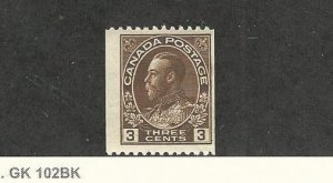 Canada, Postage Stamp, #134 Mint Hinged, 1921