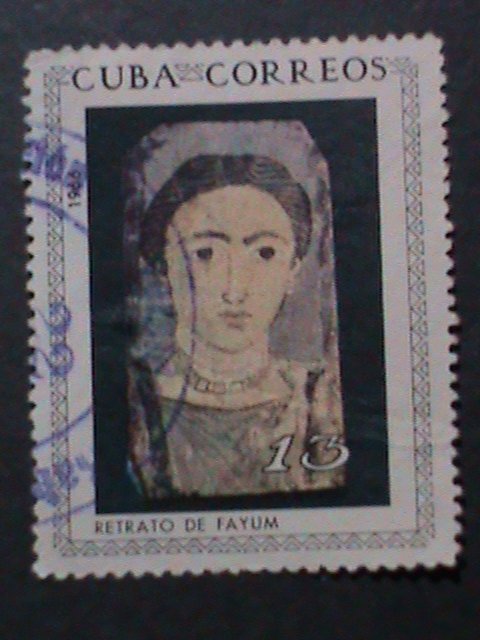 ​CUBA-1964-66 VERY OLD CUBA STAMPS-FAMOUS PAINTINGS-NATIONAL MUSEIUM- USED-VF