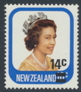 New Zealand  SG 1202 SC# 694 Opt Surcharge  MNH  QE II - see detail & scan