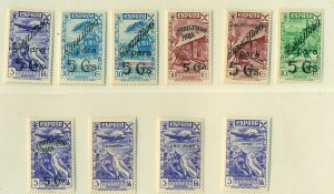 SPAIN 1930's Private Overprints, Charity and Provisional Issues Civil War Locals