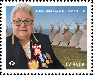 CHIEF MARIE-ANNE = Indigenous Leaders = Official FDC Canada 2022 MNH