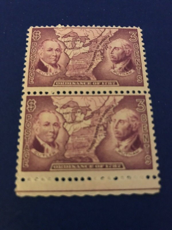 Scott #795 3c Northwest Territory Ordinance of 1787 MNH (Pair)