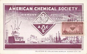 1002 3c AMERICAN CHEMICAL SOCIETY - Velvatone Maxicard