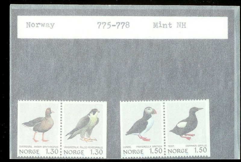 NORWAY Sc#775-778 MINT NEVER HINGED Complete Set