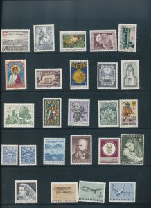 Austria 1967/73 Mostly MNH Art Aviation Theatre (Apx 200) ZK1684