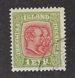 Iceland SC#99 Used F-VF SCV$13.65....Fill a Great Spot!