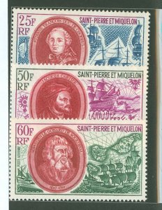 St. Pierre & Miquelon #C47-9 Mint (NH) Single (Complete Set)