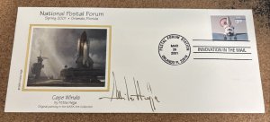 Attila Hejja Artist Signed  Cape Winds Space Shuttle Cover 944i