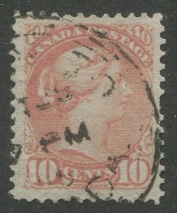 CANADA #45a USED SMALL QUEEN DATED 