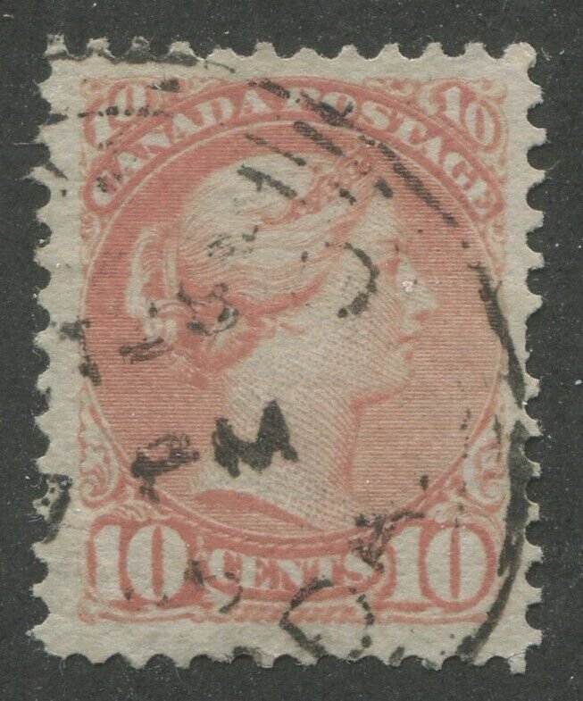 CANADA #45a USED SMALL QUEEN DATED 
