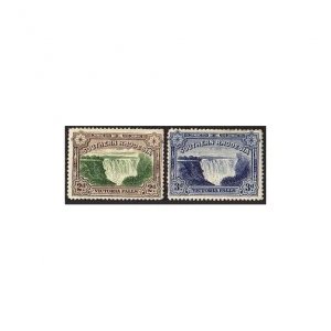 Southern Rhodesia 31-32, MNH. Michel 30-31. Victoria Falls, 1932.