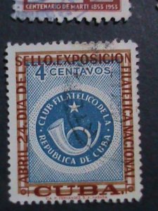 ​CUBA FOUR  VERY OLD USED CUBA-STAMP-VF WE SHIP TO WORLD WIDE AND COMBINE