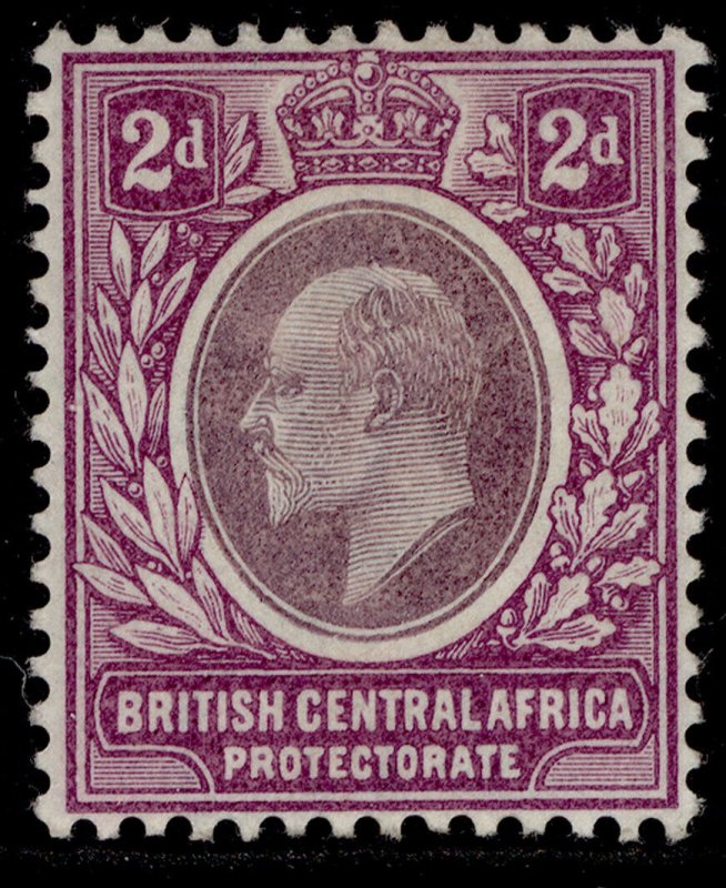 NYASALAND - BCA EDVII SG60, 2d dull & bright purple, M MINT.