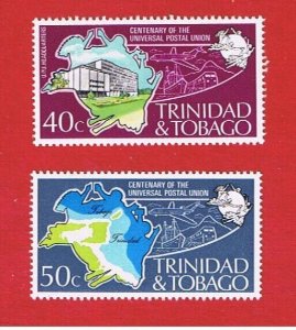 Trinidad& Tobago #243-244  MNH OG   UPU   Free S/H