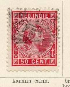 Dutch Indies Netherlands 1892-95 Early Issue Fine Used 50c. NW-170580