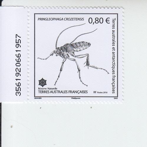 2016 FSAT Insect Crozet (Scott NA) MNH