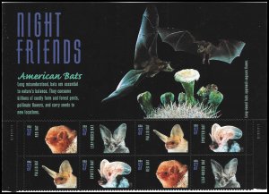 PCBstamps   US #3661/3664 TPB $2.96(8x37c)American Bats, S111111, MNH, (TPB-1)
