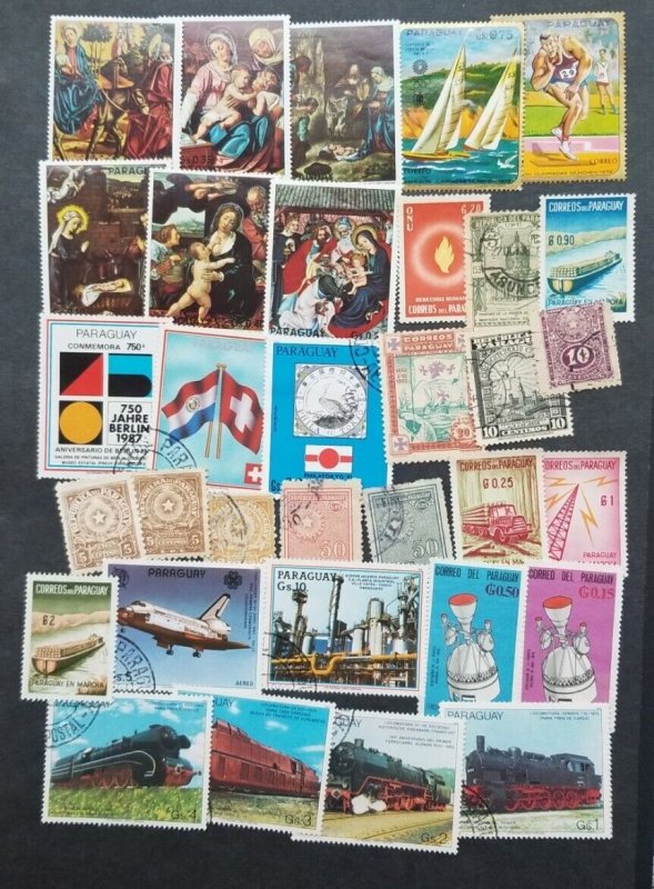 PARAGUAY Stamp Lot Collection Used T5909