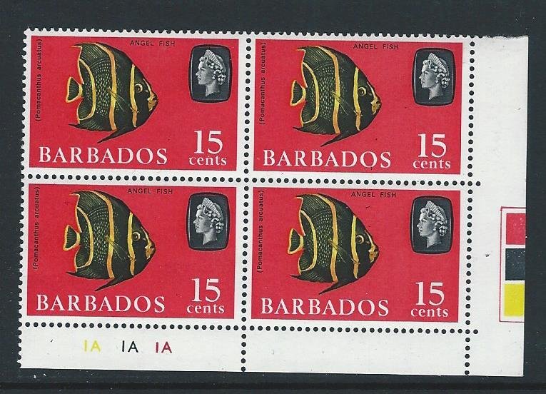 Barbados Plate Block mnh sc 275