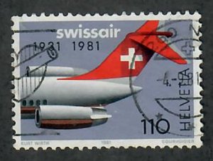 Switzerland #698 used single
