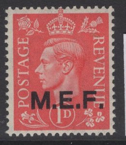 B.O.I.C.-MEF SGM11 1943 1d PALE SCARLET MNH