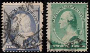 MALACK 212 - 213 F/VF, nice stamps! w4082