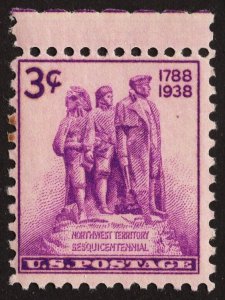 US 837 MNH VF 3 Cent Northwest Territory Sesquicentennial