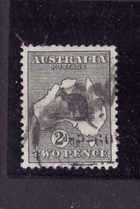 Australia-Sc#3-used-2p gray Kangaroo-1913-