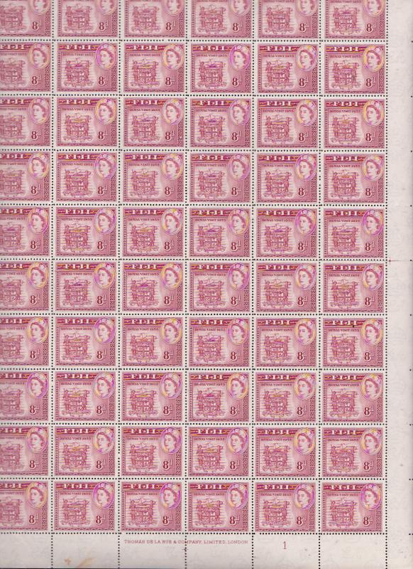 Fiji the early QEII Royal visit full sheet