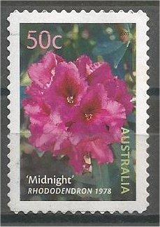 AUSTRALIA, 2002, used 50c, Flowers, Self-Adhesive Scott 2147