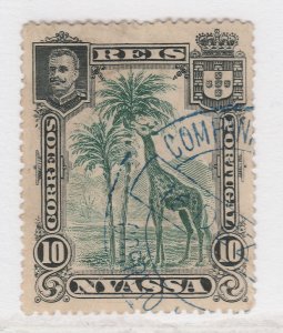 Portugal Nyassa Company 1901 10r Used Stamp A25P23F17779-