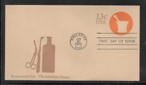 Just Fun Covers #U574 FDC Embossed Envelope (my3590)