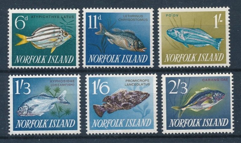 [117063] Norfolk Island 1962 Marine life fish  MNH