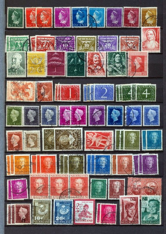 NETHERLANDS Mid Period Used Inc.Welfare High Catalogue Value(Apx 250+Item)RK1049