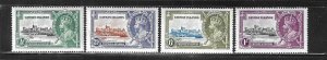 CAYMAN ISLANDS SCOTT #81-84 1935 GEORGE V SILVER JUBILEE-MINT NEVER HINGED