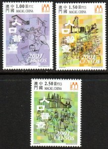 Macao Sc #1070-1072 MNH