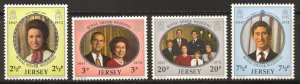 Great Britain Scott 73-76 MNHOG - 1972 Royal Silver Wedding Issue - SCV $1.00