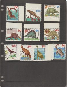 Poland stamps Collection on 5 Stock Pages Great Topicals ,  Complete Sets CTO's