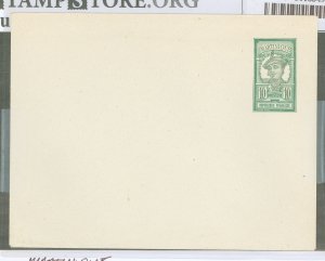 Martinique  1924 10c green & gray green, flap is not stuck