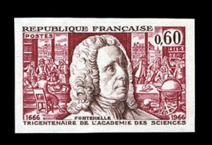 France, 1950-Present #1159 (YT 1487) Cat€23, 1966 Academy of the Sciences, ...