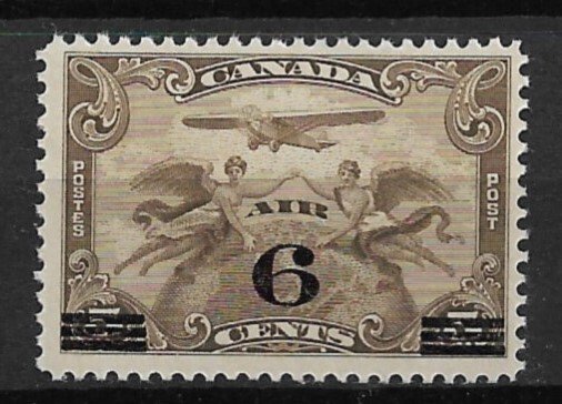 1932 Canada C3 Surcharged C1 MNH