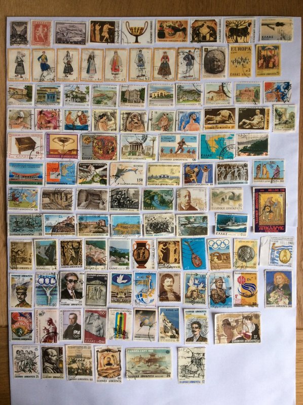 Greece 100+ stamps - Lot G