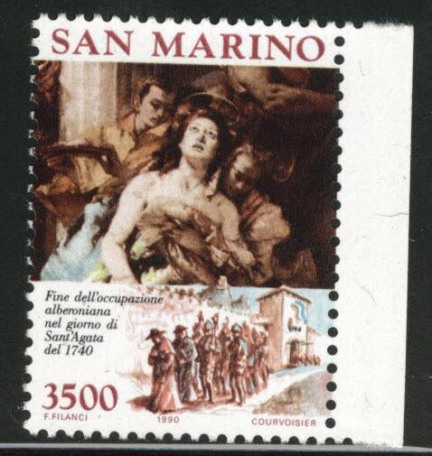 San Marino Scott 1197  MNH** 1990 stamp