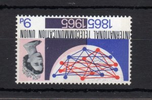 9d ITU (PHOSPHOR) UNMOUNTED MINT WITH WATERMARK INVERTED Cat £110