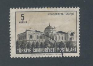 Turkey 1963 Scott 1570 used - 5k, Ethnographic Museum