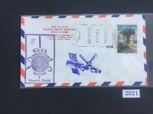 $1 World MNH Stamps (2021) Spain SKYLAB, NASA Comm Network Cover