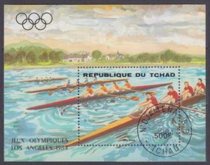1984 Chad 1060/B221 used 1984 Olympic Games in Los Angeles 3,50 €