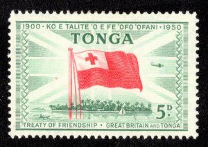 Tonga Scott 98 Unused lightly hinged.