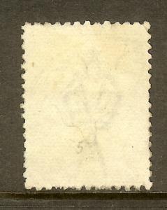 Australia, Scott #54; 5sh Kangaroo and Map, Wmk 10, Used