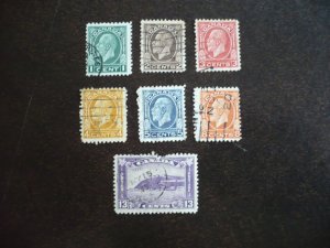 Stamps - Canada - Scott# 195-201 - Used Set of 7 Stamps